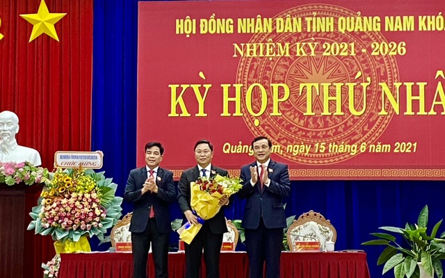 Ông Lê Trí Thanh giữ chức Chủ tịch UBND tỉnh Quảng Nam nhiệm kỳ 2021-2026.