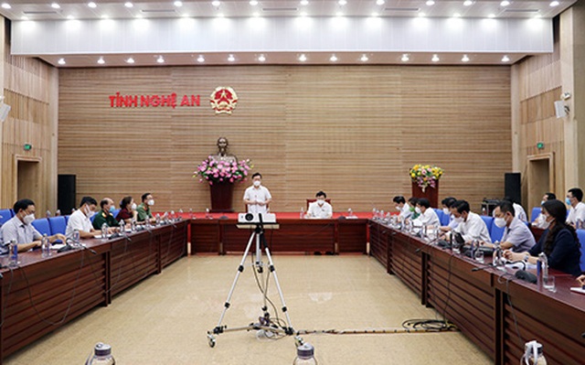 Quang cảnh cuộc họp ( Ảnh: Phan Quỳnh - Nghean.gov.vn)