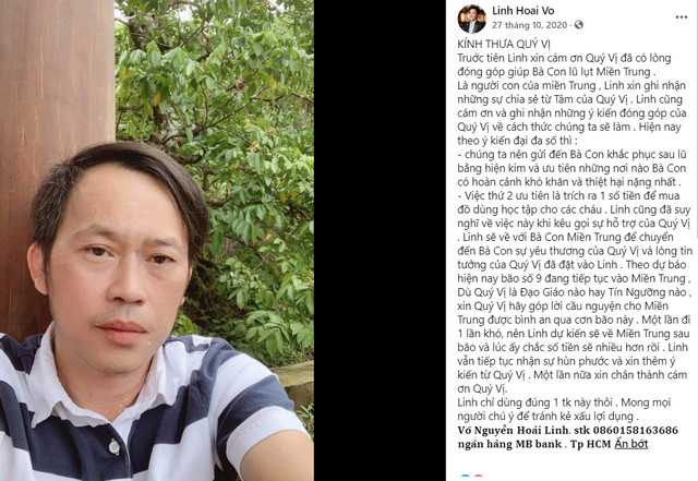 Phản ứng trái chiều của dư luận khi NS Hoài Linh giải ngân hết 15,2 tỷ đồng: Làm cho xong đi, Giữa trời hè lại đi phát mì tôm - Ảnh 1. Phản ứng trái chiều của dư luận khi NS Hoài Linh giải ngân hết 15,2 tỷ đồng: Làm cho xong đi, Giữa trời hè lại đi phát mì tôm - Ảnh 1.