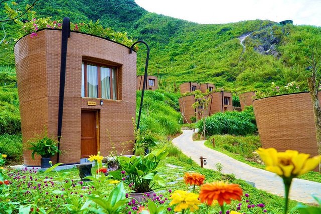 A series of unique basket-shaped houses on the slopes of Ha Giang mountain, turned out to have set a Vietnamese record - Photo 4.