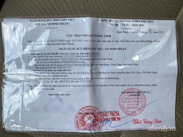Tài xế của ngân hàng bị yêu cầu quay xe ở chốt kiểm soát dịch Ninh Thuận vì tiền không phải hàng hóa thiết yếu - Ảnh 1.