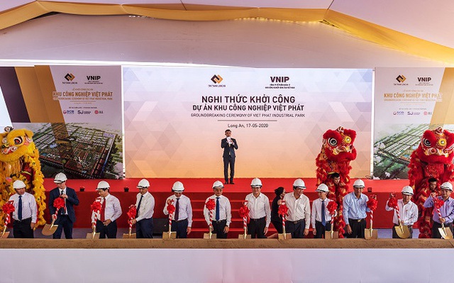 Khu công nghiệp Việt Phát được khởi công năm 2020. Ảnh: VP