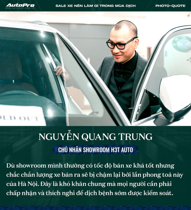 Các sếp showroom xe lớn tại Hà Nội: Thận trọng khi ôm hàng, giảm giá, hãy cho khách hàng thông tin hữu ích để bung lụa khi hết giãn cách - Ảnh 1.