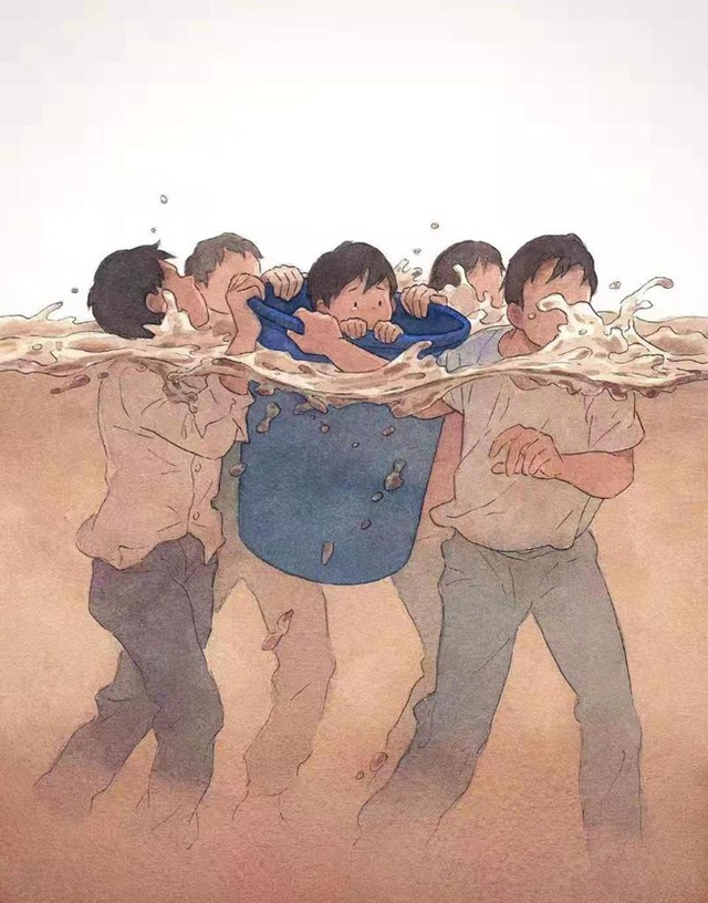 Con thuyền Noah: Hình ảnh gây xúc động khi 11 thanh niên lao vào dòng nước xiết giải cứu 3 nạn nhân mắc kẹt trong chiếc xe bị ngập - Ảnh 2.