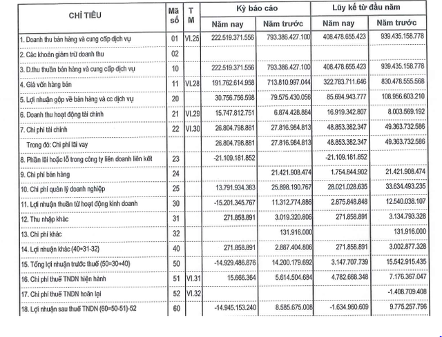 Tổng Công ty 36 (G36): Gánh lỗ từ các công ty liên doanh liên kết, quý 2 ghi nhận lỗ gần 15 tỷ đồng - Ảnh 1.