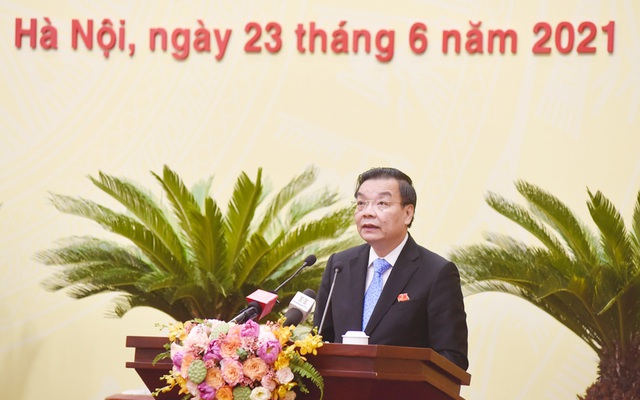 Chủ tịch UBND TP Hà Nội Chu Ngọc Anh - Ảnh: HNM.