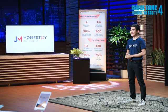 Startup học tiếng Anh theo mô hình homestay tay trắng ra về ở Shark Tank: Học viên ở chung với giáo viên nước ngoài, sử dụng tiếng Anh 24/7 - Ảnh 1.