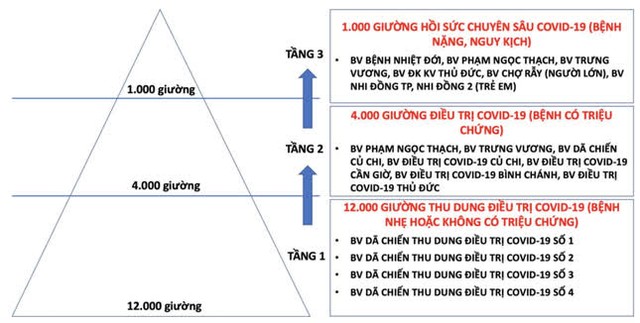 TPHCM: 4 Bệnh viện dã chiến điều trị COVID-19 quy mô 12.000 giường đi vào hoạt động - Ảnh 1.