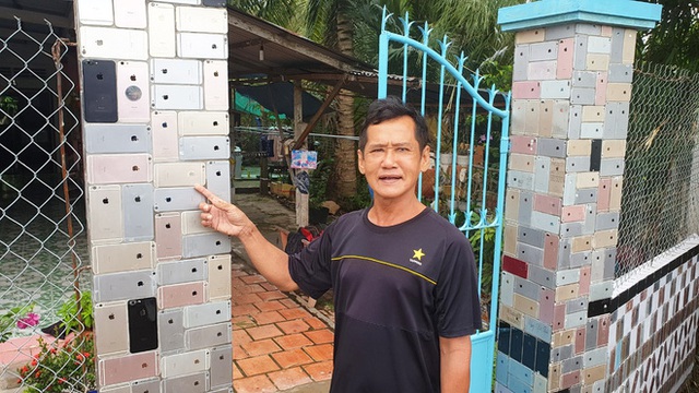 Cận cảnh ngôi nhà độc nhất Việt Nam, dùng 400 vỏ tivi làm hàng rào và cổng, lên báo ngoại - Ảnh 4.