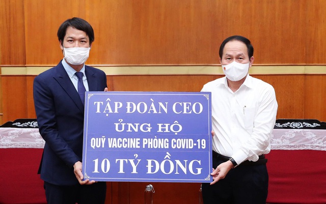 Tập đoàn CEO ủng hộ Quỹ vắc-xin 10 tỷ đồng, chung tay phòng chống dịch Covid-19