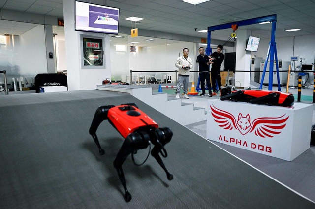 Chó robot công nghệ cao của Trung Quốc: Ứng dụng trí tuệ nhân tạo, có thể lắng nghe, quan sát và đi dạo cùng chủ nhân - Ảnh 1.
