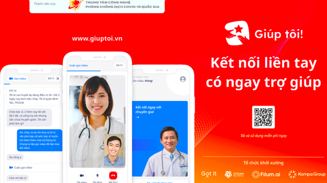 Giúp tôi!: Nền tảng được phát triển bởi chuyên gia công nghệ từ Silicon Valley, hỗ trợ bệnh nhân Covid-19 từ xa, giúp giảm tải y tế - Ảnh 2.