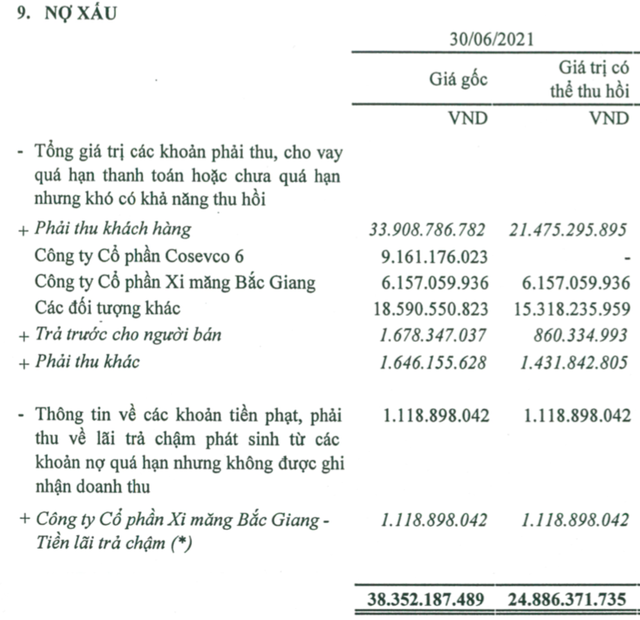 Vinaconex 9 (VC9): Hậu kiểm toán chuyển từ có lãi sang lỗ - Ảnh 1.