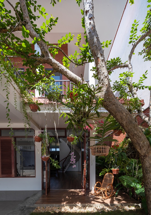 Ngôi nhà chóp nón với kiến trúc thuần Việt nhiều khoảng trống, nhiều cây xanh : Gợi nhớ tuổi thơ mà ai cũng kiếm tìm - Ảnh 9.