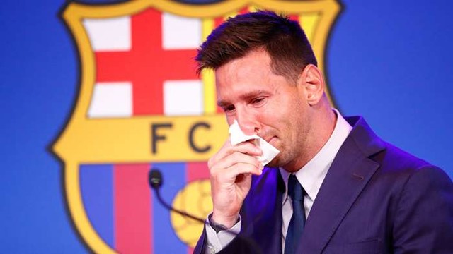 Messi chính thức lên tiếng về việc rời CLB Barcelona sau 21 năm gắn bó, khóc nức nở trong buổi họp báo - Ảnh 3.