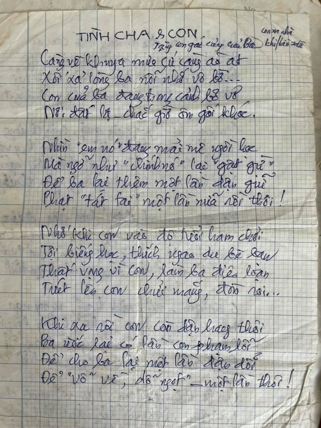 Thư tay bố gửi con gái đi học xa nhà 16 năm trước: Mỗi bức là một bài thơ tự sáng tác, đọc tới đâu rớt nước mắt tới đó - Ảnh 3.