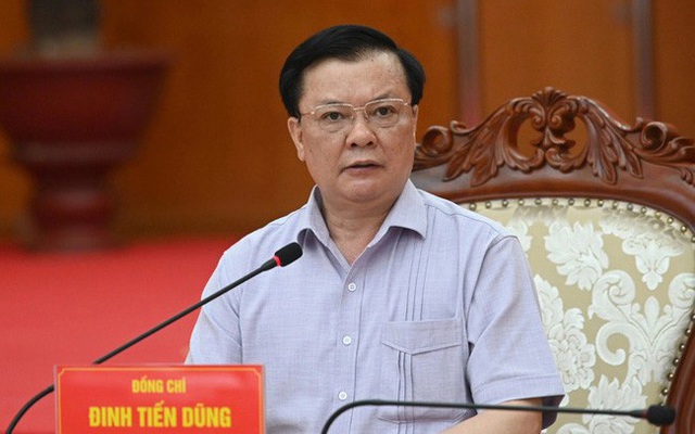 Bí thư Thành ủy Hà Nội Đinh Tiến Dũng được phân công làm Trưởng BCĐ xây dựng dự thảo Luật Thủ đô (sửa đổi) (Ảnh: Dân trí).