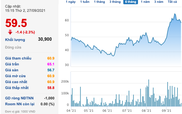 Transimex (TMS): Thị giá tăng tốt, lãnh đạo liên tục gom cổ phiếu - Ảnh 1.