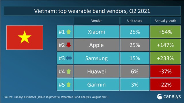 Không phải Apple, Samsung, đây mới là hãng thống trị thị trường thiết bị đeo tay tại Việt Nam  - Ảnh 1.