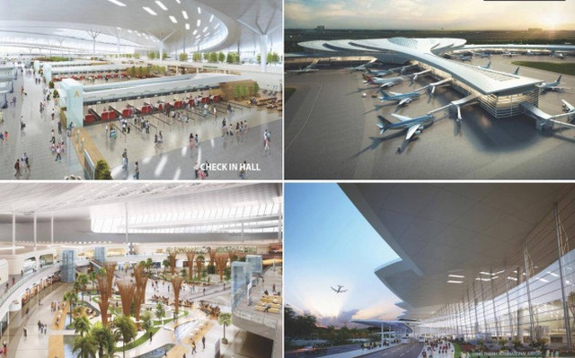 Phối cảnh Cảng hàng không quốc tế Long Thành trong tương lai. Ảnh: ACV