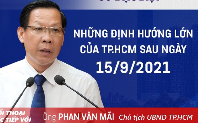 Dân hỏi – Thành phố trả lời với Chủ tịch UBND TP HCM: 'Từ nay đến 15/9, thí điểm mở lại một số dịch vụ bán thức ăn mang về tại vùng xanh'