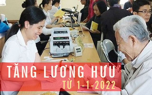 [Infographic] Ai được tăng lương hưu từ 1-1-2022