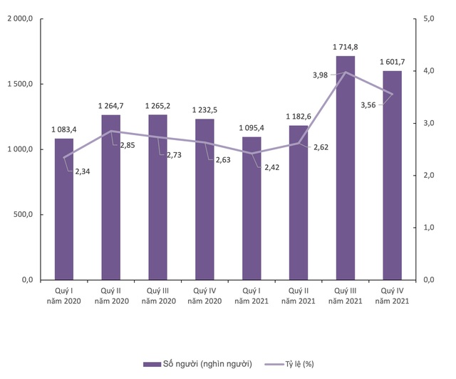Tốc độ tăng thu nhập bình quân của Hà Nội thấp hơn TP. HCM 4,4 lần, còn tỷ lệ thất nghiệp của người dân TP. HCM gấp mấy lần Hà Nội? - Ảnh 2.