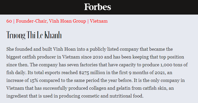2 người Việt lọt BXH 50 Over 50 năm 2022 của Forbes: Chủ tịch TH Group và Chủ tịch Vĩnh Hoàn - Ảnh 3.