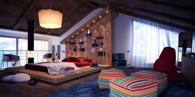 20 phòng ngủ trên tầng áp mái sở hữu thiết kế vô cùng xinh xắn - Ảnh 2.