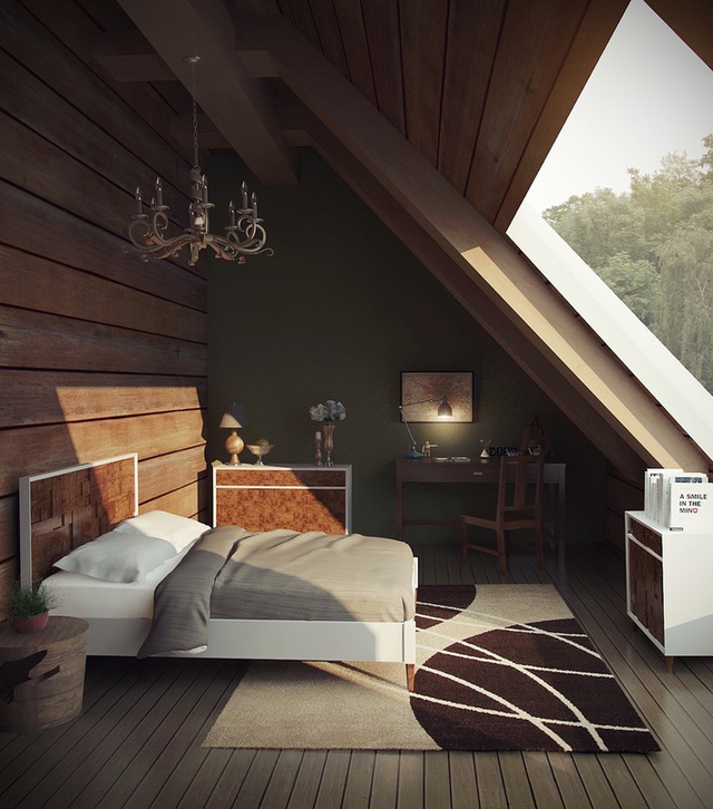 20 phòng ngủ trên tầng áp mái sở hữu thiết kế vô cùng xinh xắn - Ảnh 11.