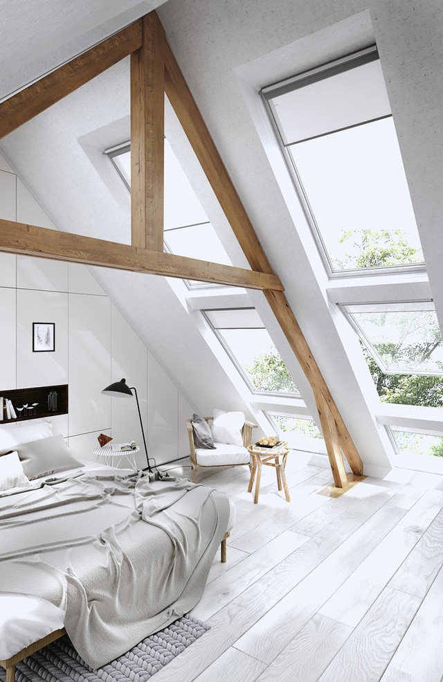 20 phòng ngủ trên tầng áp mái sở hữu thiết kế vô cùng xinh xắn - Ảnh 3.