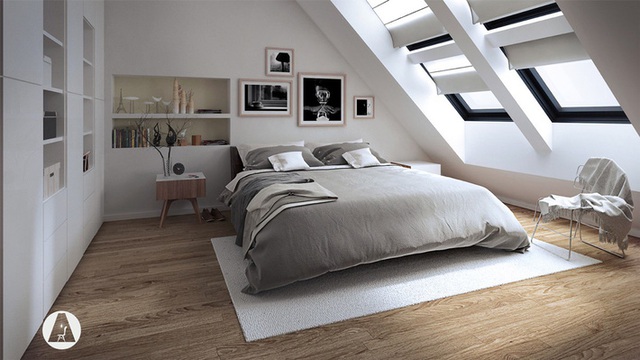 20 phòng ngủ trên tầng áp mái sở hữu thiết kế vô cùng xinh xắn - Ảnh 4.