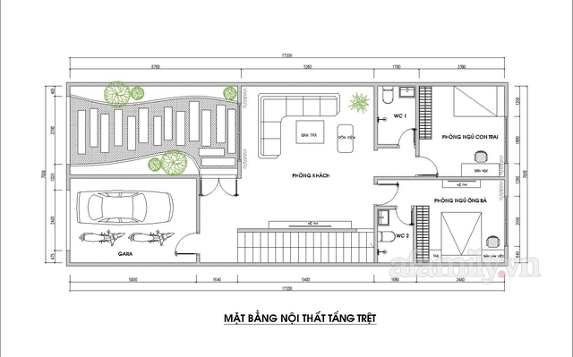 Với chi phí 290 triệu đồng, KTS tư vấn thiết kế để hoàn thiện căn nhà ống 2 tầng có diện tích 115m2 - Ảnh 1.