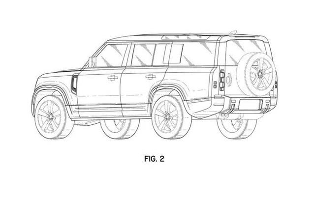 Land Rover Defender phiên bản kéo dài dần lộ diện - Xe off-road cao cấp cho giới nhà giàu - Ảnh 2.