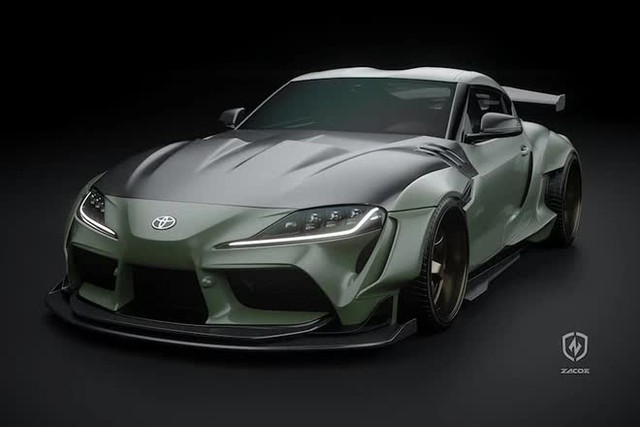 Toyota GR Supra có bản độ thân rộng siêu hầm hố, nhưng hàm lượng sợi carbon mới là điều đáng chú ý  - Ảnh 1.