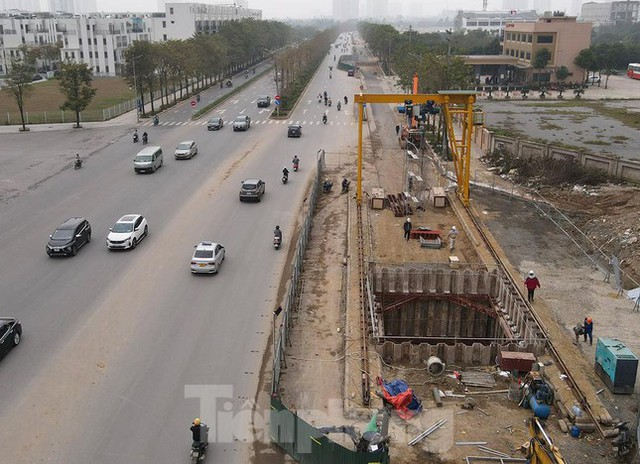  Gần Tết đại lộ nghìn tỷ ở Thủ đô vẫn đào bới sau 2 năm thông xe  - Ảnh 7.