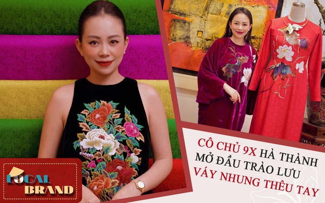 Đầm Nhung Thêu Tay Hội Vũ (sát nách) - Tiệm Desey