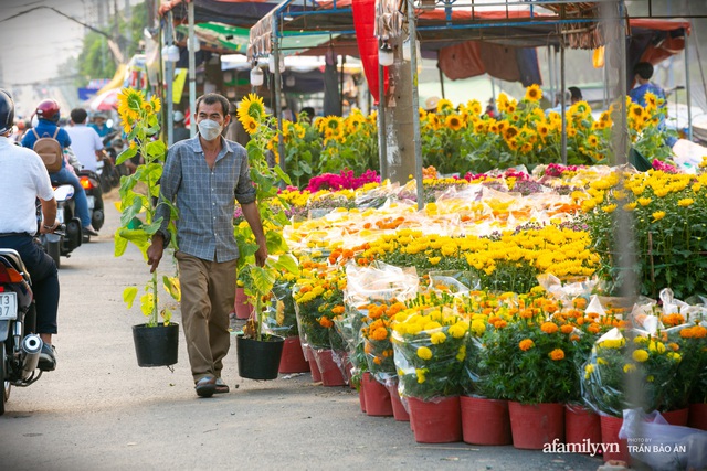 Đến hẹn hằng năm giữa Sài Gòn lại xuất hiện chợ hoa nổi, bà con miền Tây lặn lội đưa cây kiểng mong mang hương sắc Tết đến mọi nhà  - Ảnh 6.