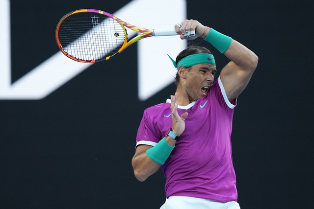 Ngược dòng siêu kịch tính ở chung kết Australian Open, Nadal vượt Federer và Djokovic để cán mốc vĩ đại nhất lịch sử quần vợt nam - Ảnh 5.