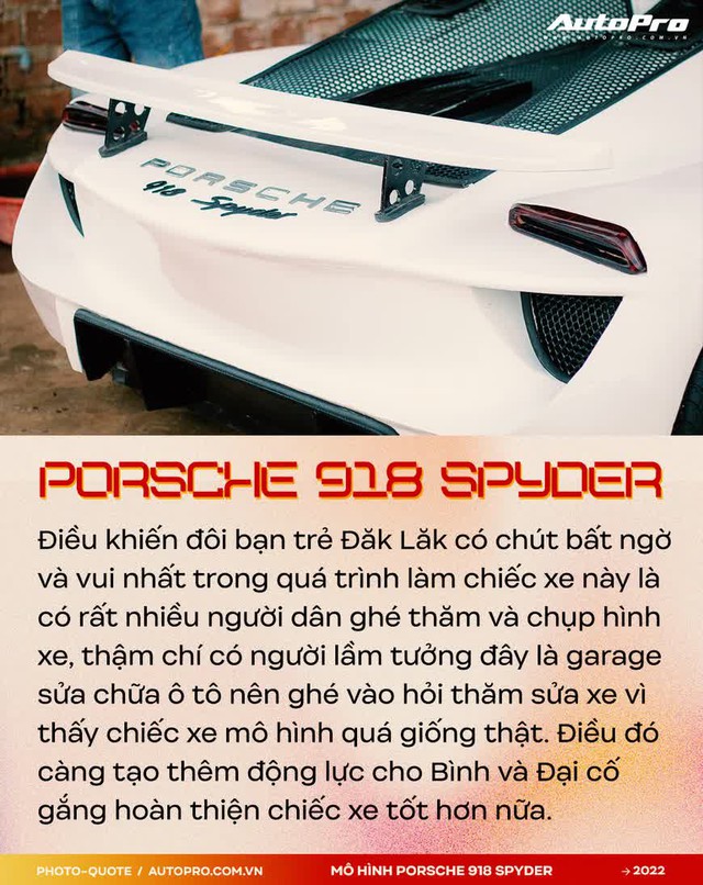 Đôi bạn 9X Tây Nguyên làm mô hình Porsche 918 Spyder được Supercar Blondie hâm mộ: ‘Sẽ chơi lớn để bạn bè quốc tế phải trầm trồ’ - Ảnh 7.