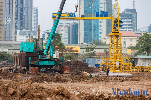 Toàn cảnh công trường dự án cung thiếu nhi hơn 1.000 tỷ đồng ở Hà Nội - Ảnh 7.