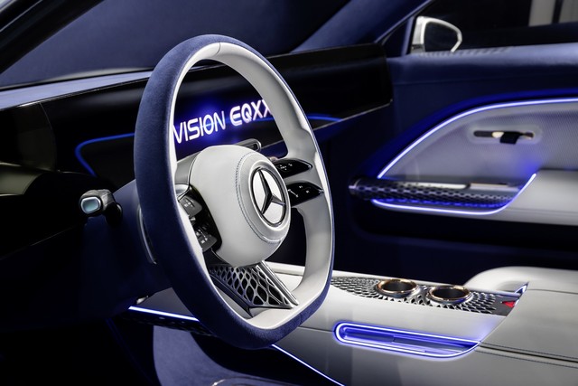 Mercedes-Benz khiến thế giới mắt tròn mắt dẹt khi trình diễn xe điện của tương lai với màn hình 8K, tầm hoạt động phá mốc 1.000 km còn sàn xe làm từ tã lót qua sử dụng - Ảnh 7.