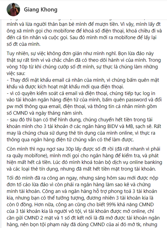  Thấy người lạ đọc vanh vách CMND, cô gái sinh nghi mà vẫn làm theo, ai ngờ mất sạch tiền - Ảnh 2.