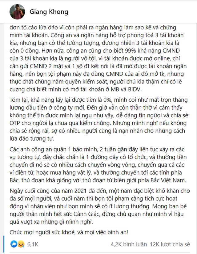  Thấy người lạ đọc vanh vách CMND, cô gái sinh nghi mà vẫn làm theo, ai ngờ mất sạch tiền - Ảnh 3.