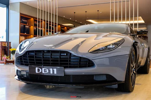 Chi tiết Aston Martin DB11 China Grey giá 17,4 tỷ đồng vừa về Việt Nam: Riêng màu sơn đã có giá hơn 1 tỷ đồng - Ảnh 4.