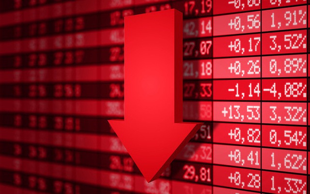Hàng loạt cổ phiếu ngân hàng chìm trong sắc đỏ