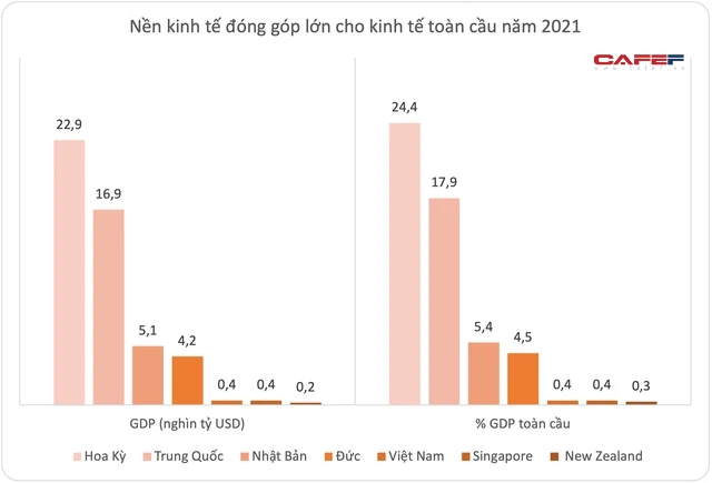 Nhìn lại nền kinh tế 94 nghìn tỷ USD toàn cầu năm 2021: Việt Nam chiếm bao nhiêu? - Ảnh 1.