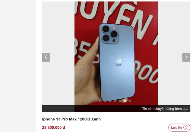 iPhone 13 Pro Max giá dưới 30 triệu đã xuất hiện trên thị trường nhưng đây là lý do bạn không nên mua - Ảnh 1.
