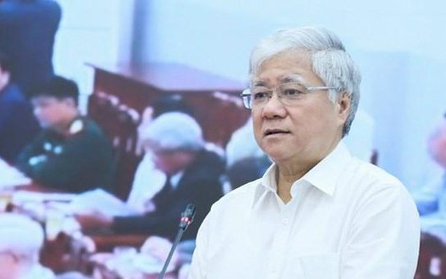 Chủ tịch Ủy ban T.Ư MTTQ Việt Nam phát biểu khai mạc Hội nghị (ảnh Q.V)