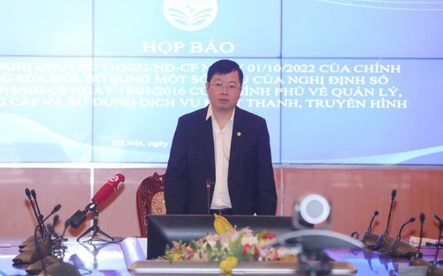 Thứ trưởng Nguyễn Thanh Lâm khẳng định quy định mới về quản lý dịch vụ OTT TV là một bước tiến mới trong quản lý nhà nước, đảm bảo công bằng giữa các nhà cung cấp dịch vụ trong và ngoài nước - Ảnh: T.HÀ